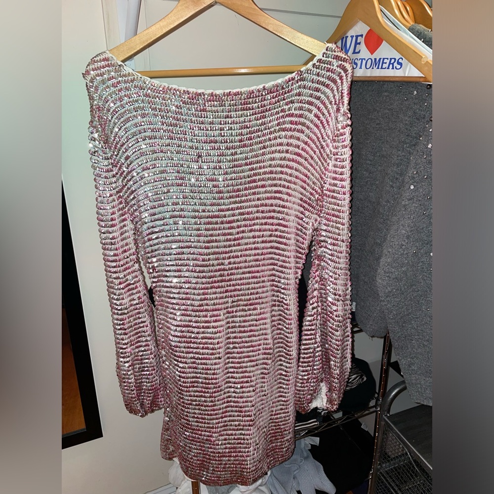 Retrofete pink sequin dress XS/S never worn tags still on Bought on Revolve.